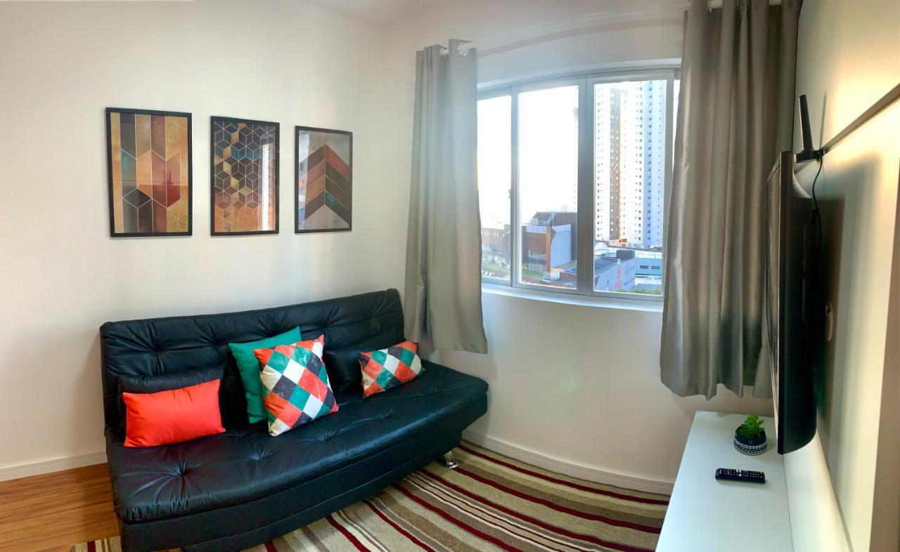707- Apartamento Encantador, Amplo E Decorado, Quarto, Sala, Cozinha, Mobiliario Moderno, Cozinha Completa Com Utensilios , Excelente Vista Da Cidade E Localizacao Privelegiada No Bairro Bigorrilho Curitiba Exteriér fotografie